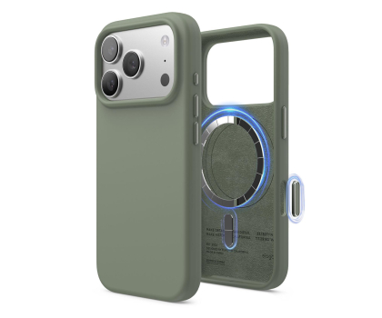 Etui do telefonów Elago Magsafe Silicon Case do iPhone 17 PRO Khaki Green